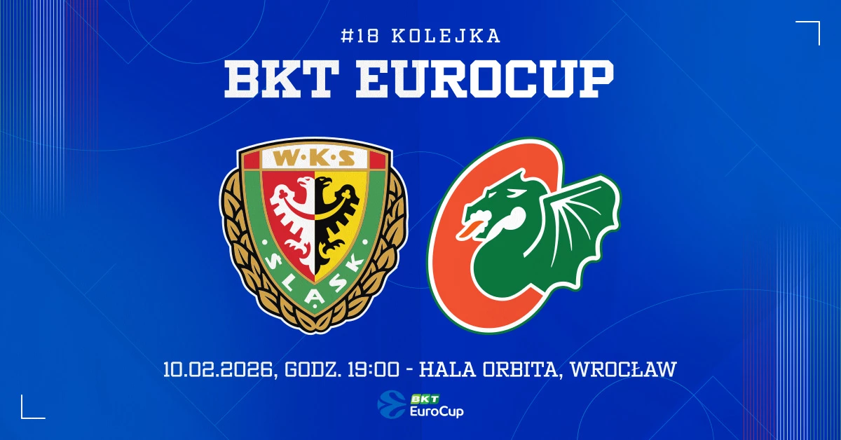 WKS Śląsk Wrocław vs Cedetiva Olimpija Lublana