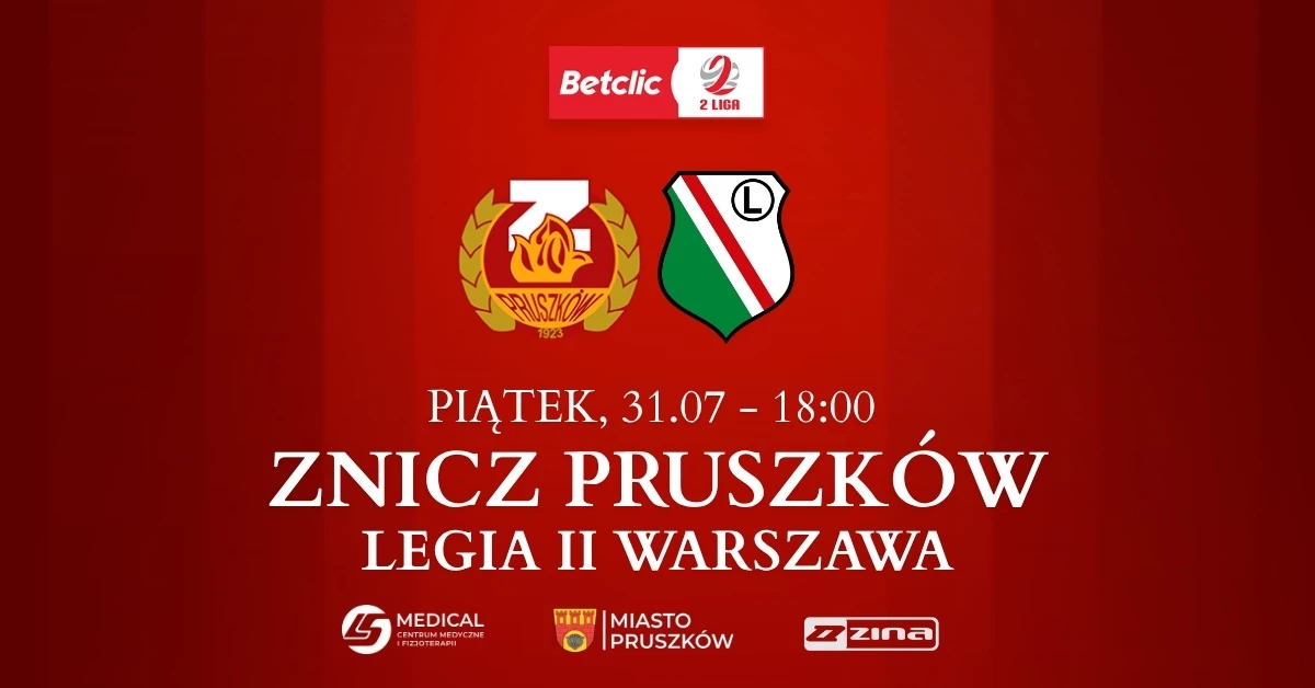 MKS Znicz Pruszków vs Legia II Warszawa