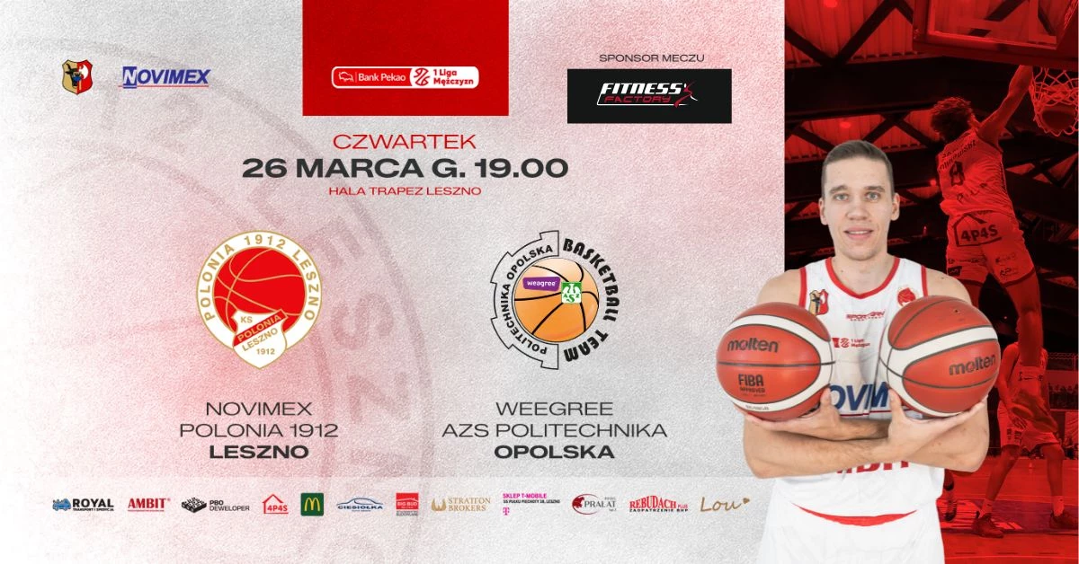 Novimex Polonia 1912 Leszno vs Weegree AZS Politechnika Opolska